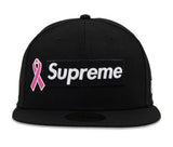 Supreme Box Logo Breast Cancer Black Hat