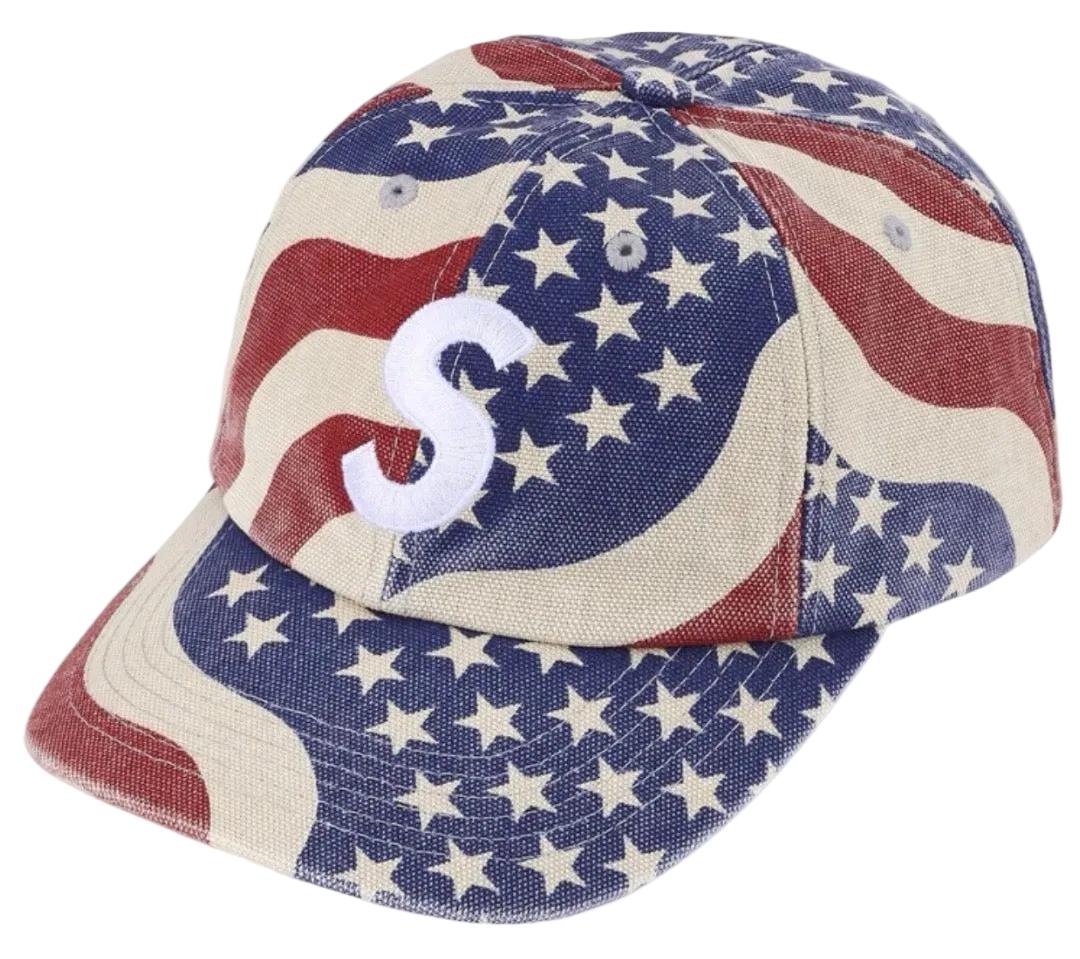 Supreme Pigment Coated S Logo 6-Panel Cap