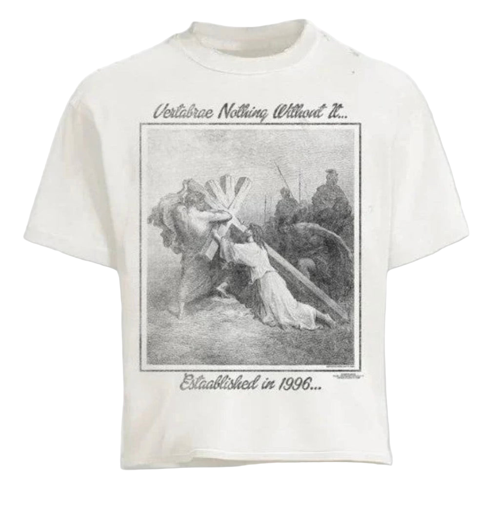 Vertabrae Carry Tee White