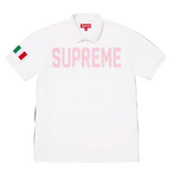 Supreme Twill Appliqué Polo 'White'