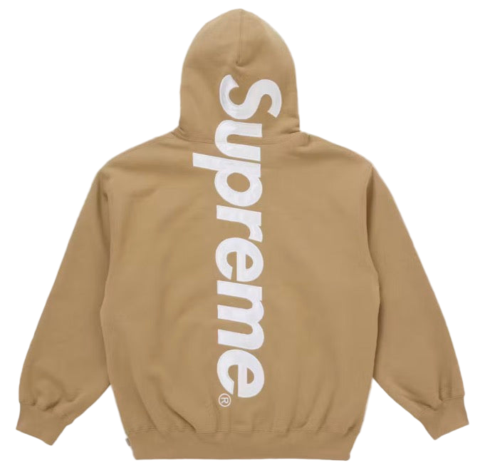 Supreme Satin Appliqué Hooded Sweatshirt (FW25)