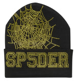Sp5der Web Beanie Black Gold