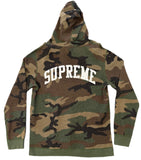Supreme Woodland Camo Hooded Thermal Waffle Hoodie