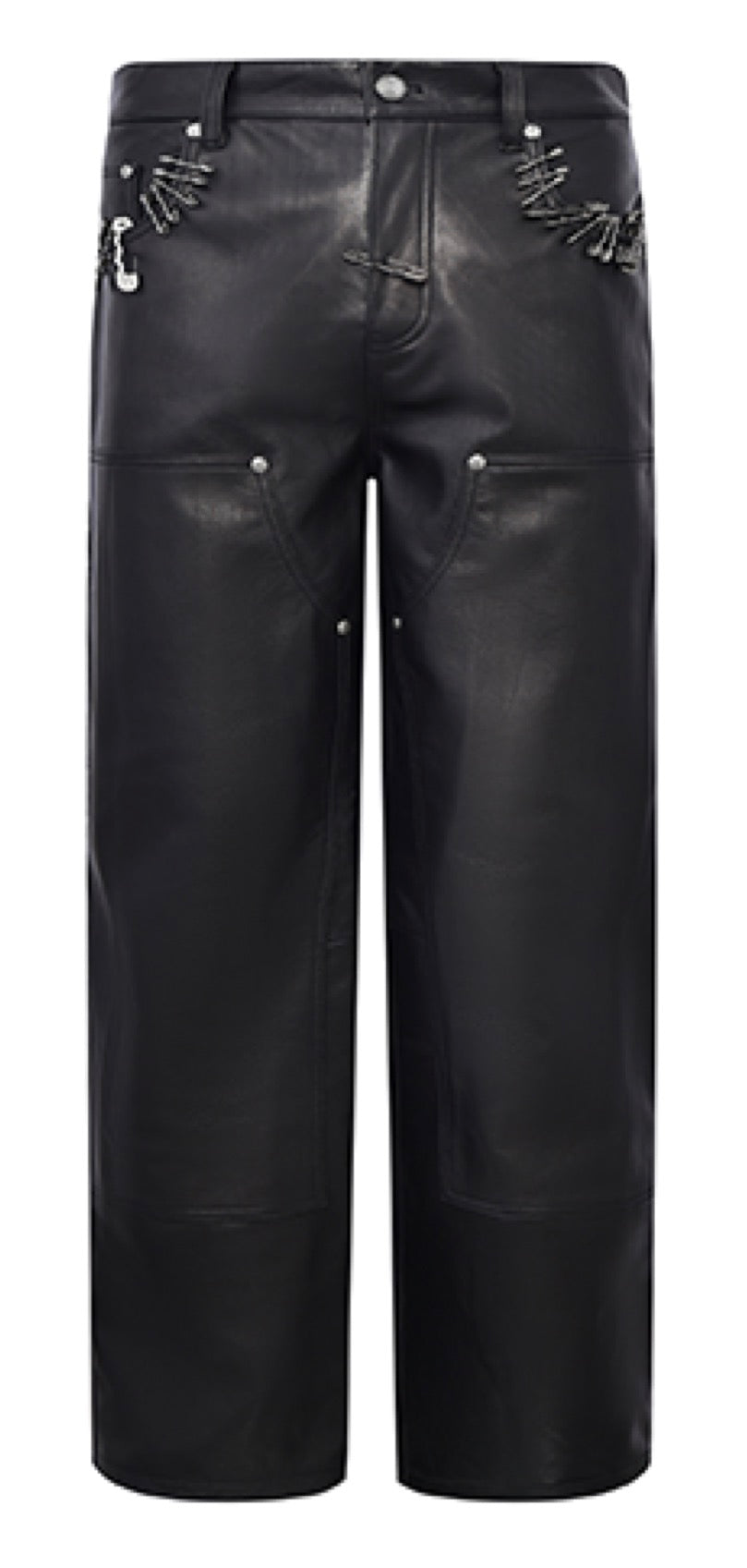Birth Of Royal Child Leather Work Pants