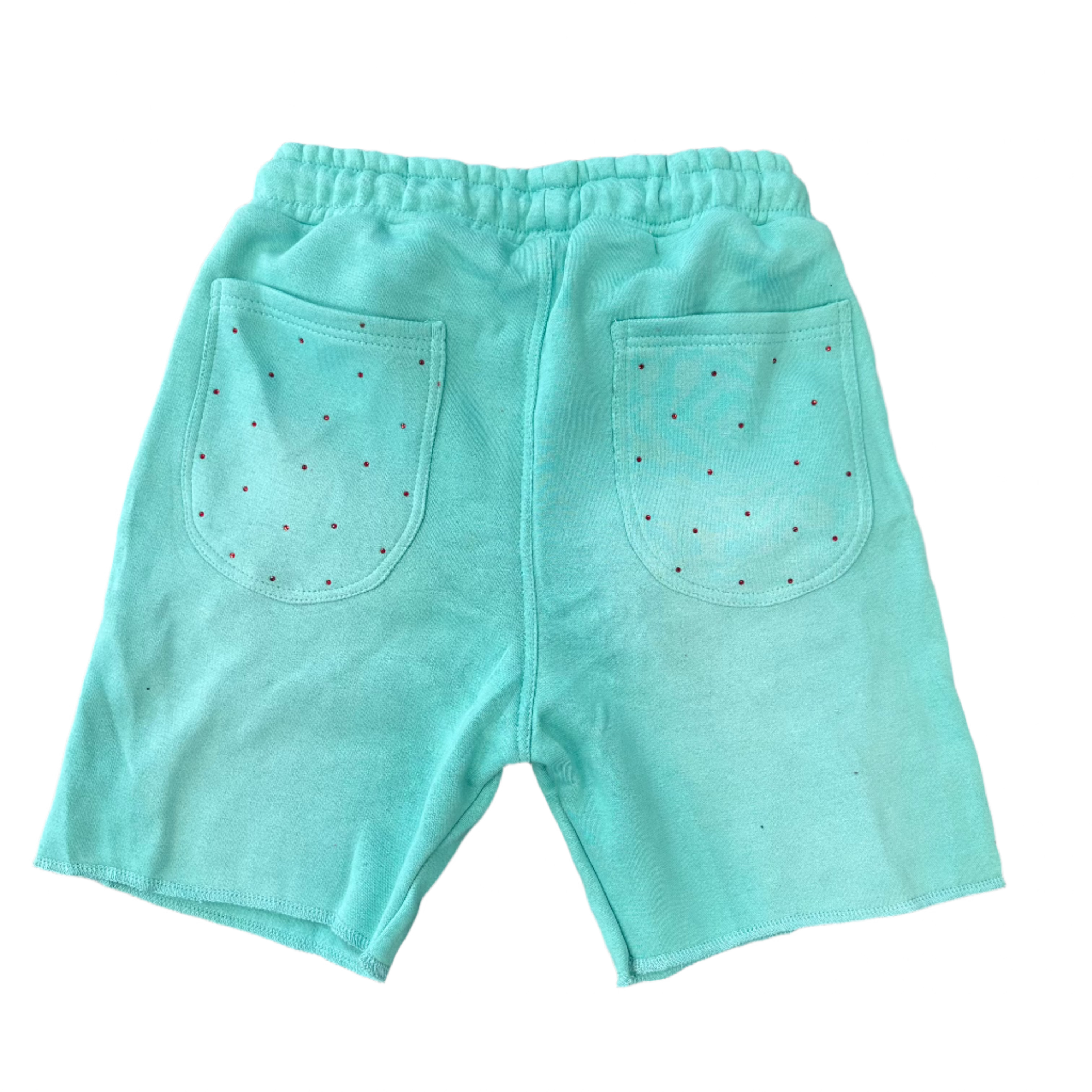 Chaser Button Down Cotton Shorts ‘Light Blue’