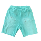 Chaser Button Down Cotton Shorts ‘Light Blue’