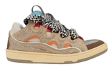 LANVIN BEIGE CURB SNEAKERS