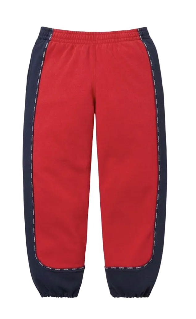 Supreme Piping Zip Up
Sweatpants 'Red’