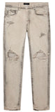 PURPLE P001 Coated Seam Tea Jeans