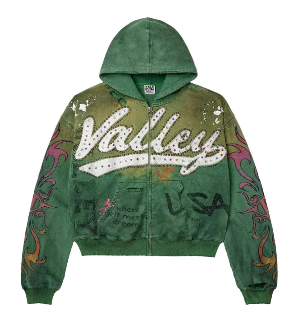Vale Forever Inferno Zip Up 'Green'