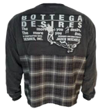 Bottega Desires HYBRID FLANNEL T-SHIRT