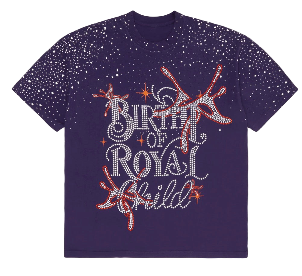BIRTH OF ROYAL CHILD X YOUNG THUG YSL RHINESTONE TEE
