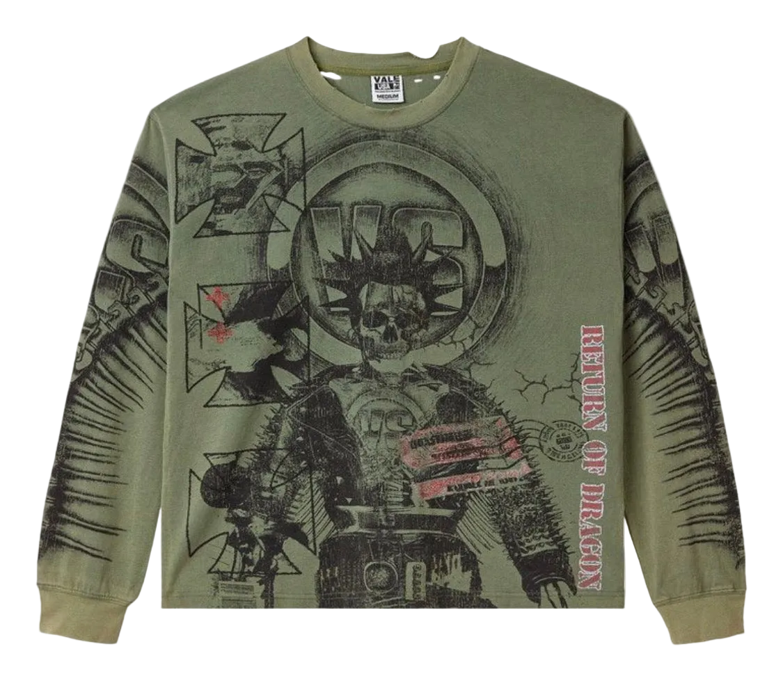VALE FOREVER
GREEN REGGIE LONGSLEEVE
