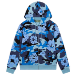 Denim Tears Wreath Zip Hoodie 'Blue Camo'