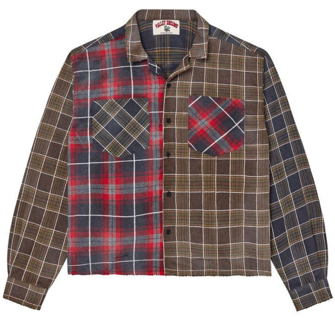 Vale Forever Billie Flannel 'Red/ Brown'
