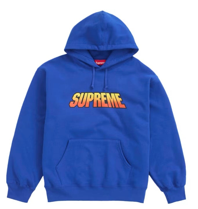 Supreme Gradient Hooded Sweatshirt Royal