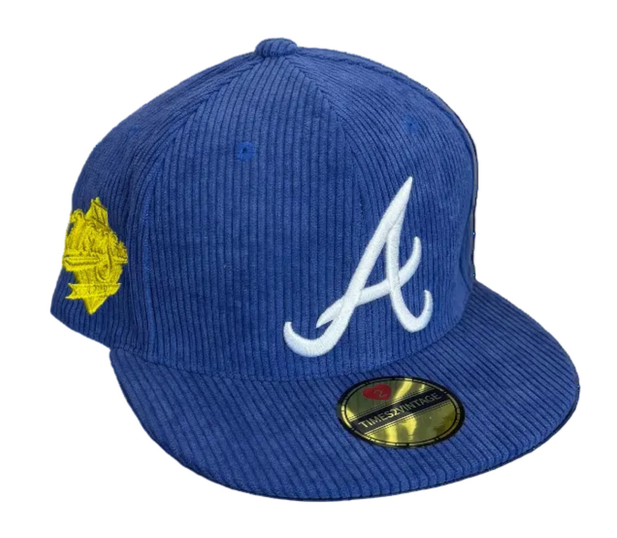 T2V Corduroy Atl Braves - Blue Snap Back