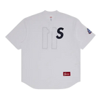 Supreme S Logo Baseball Henley (SS25) White