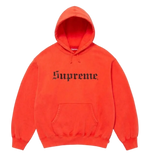 Supreme Washed Old English Hooded Sweatshirt 'Orange'