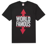 Supreme World Famous Tee
Black