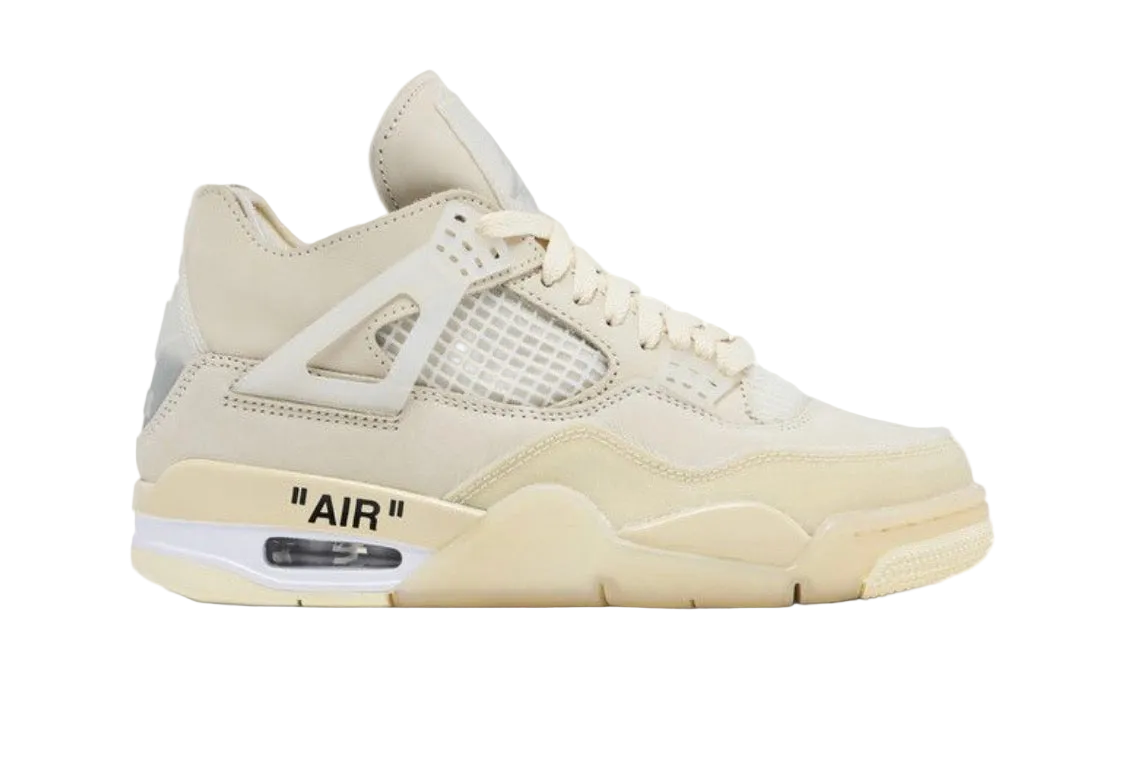 Off-White × Wmns Air Jordan 4
Retro SP 'Sail' (USED)