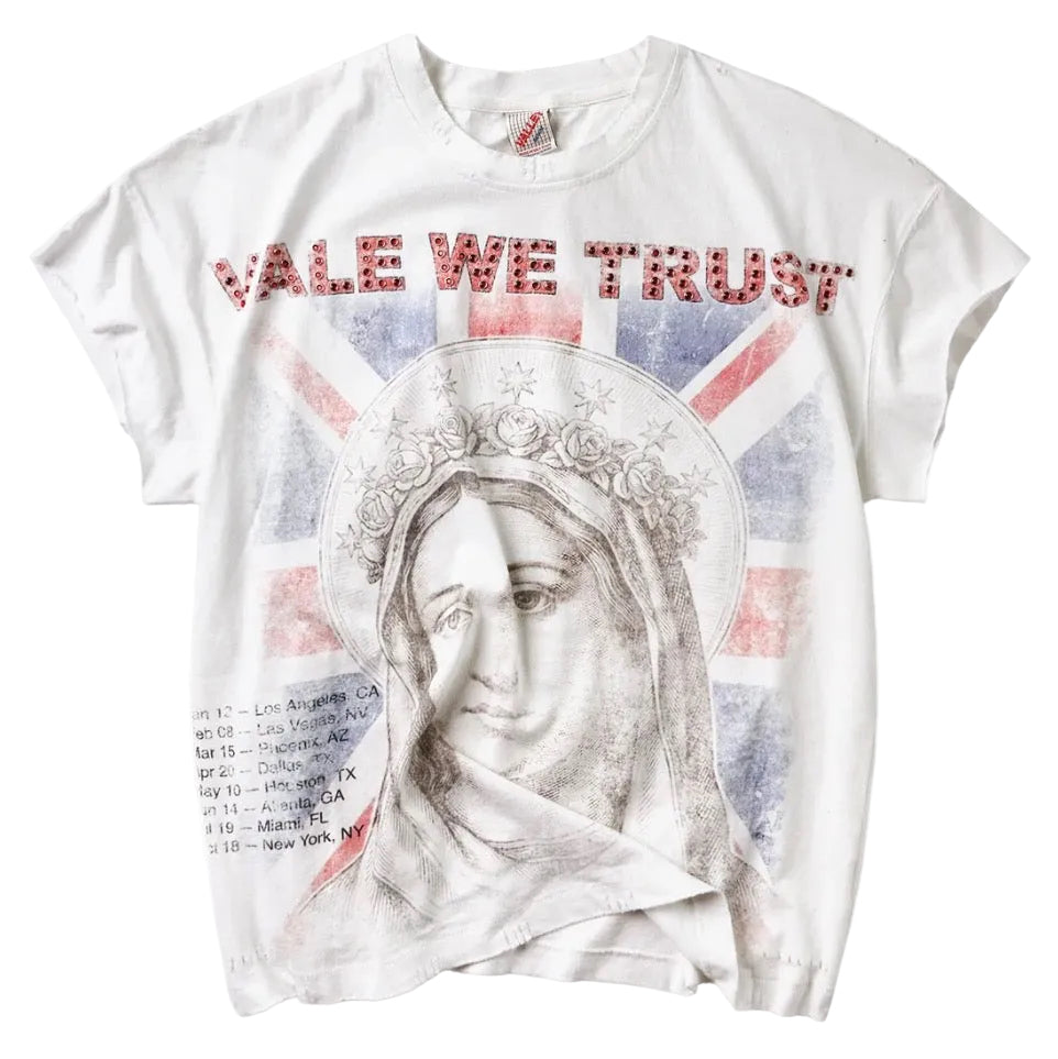 Vale Trust Muscle Tee Shirt White
