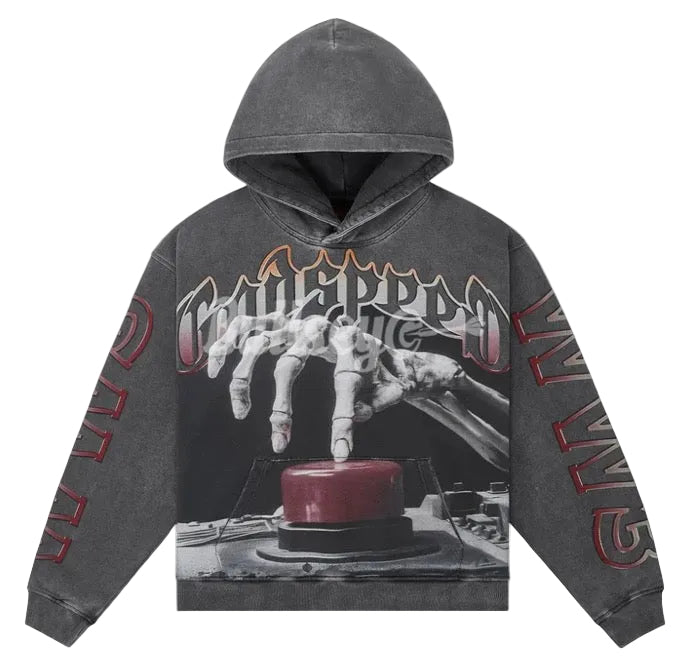 Godspeed Code Red Hoodie Black Wash