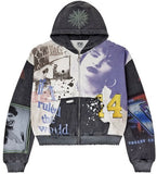 Vale Forever Noise Zip Up Dark Graphic