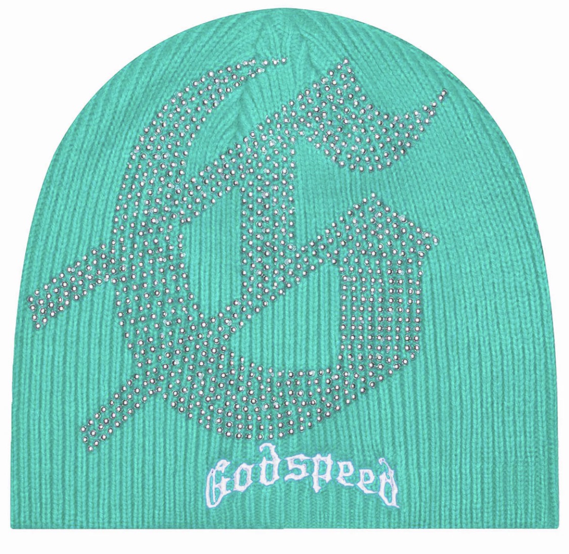 Godspeed G LOGO STUDDED BEANIE (TEAL)
