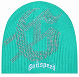 Godspeed G LOGO STUDDED BEANIE (TEAL)