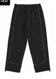 Supreme Piping Zip Up Hooded
Sweatpants 'Black'