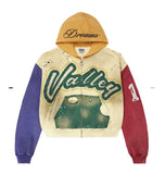 Vale Forever Collage Zip Up 'Cream/Multi'