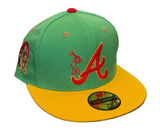 T2V X Concrete Boys Atl Braves - Green Fitted