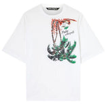Palm Angels Upside Down Palm T-
Shirt 'White/Green'