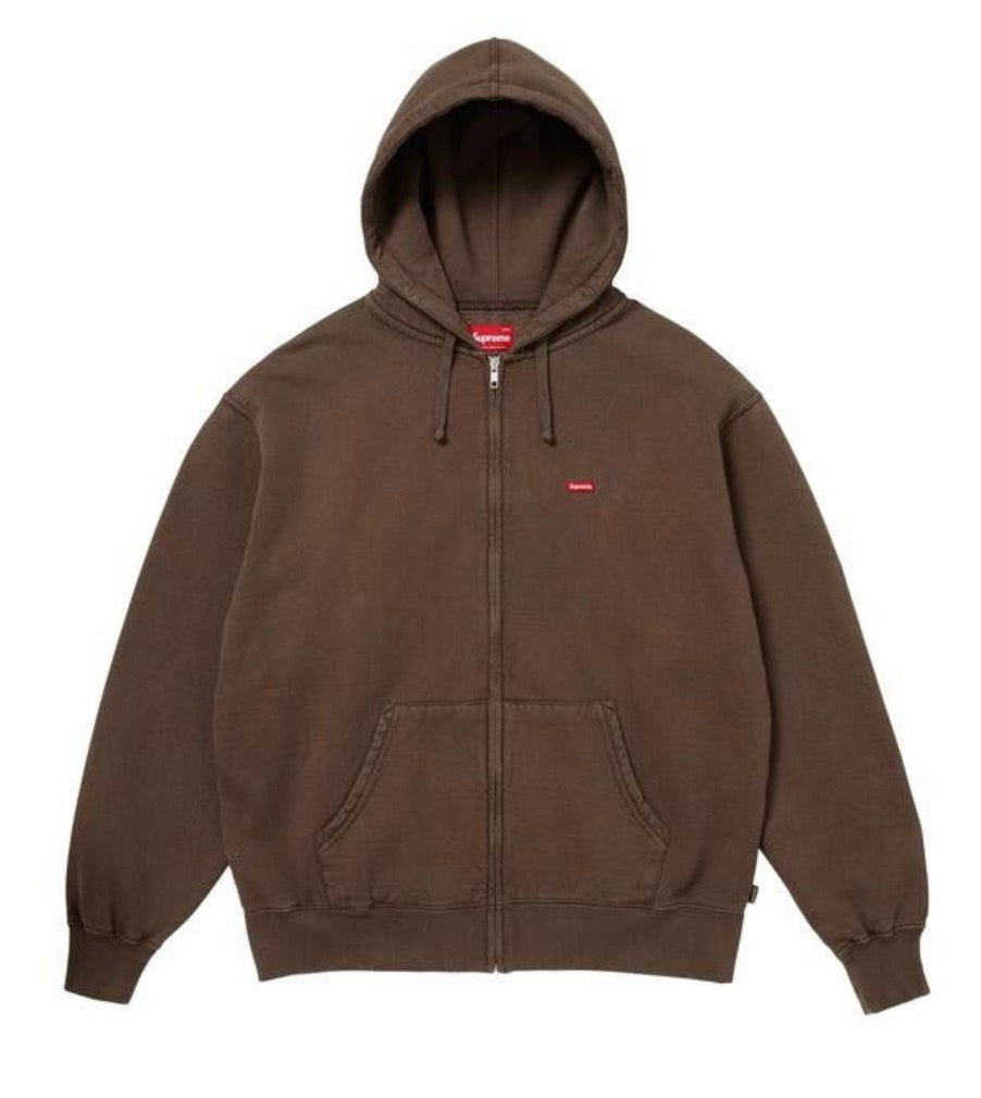 Supreme Small Box Zip Up
Hooded Sweatshirt 'Dark Brown'