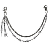 MaxedOut Stainless Steel Double Wallet Chain