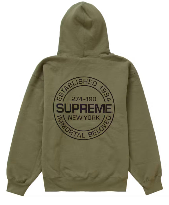 Supreme Immortal Hooded Sweatshirt Light Olive