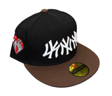 T2V NY - Black And Brown Fitted
