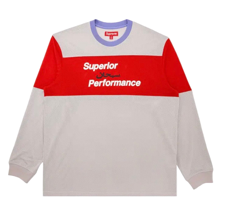 Supreme Arabic Mesh L/S Top Grey