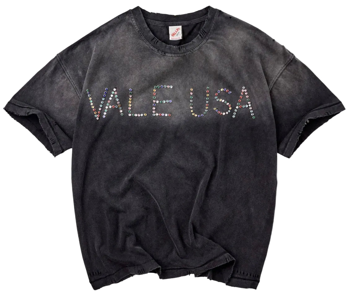 Vale DIY USA Tee Shirt Black