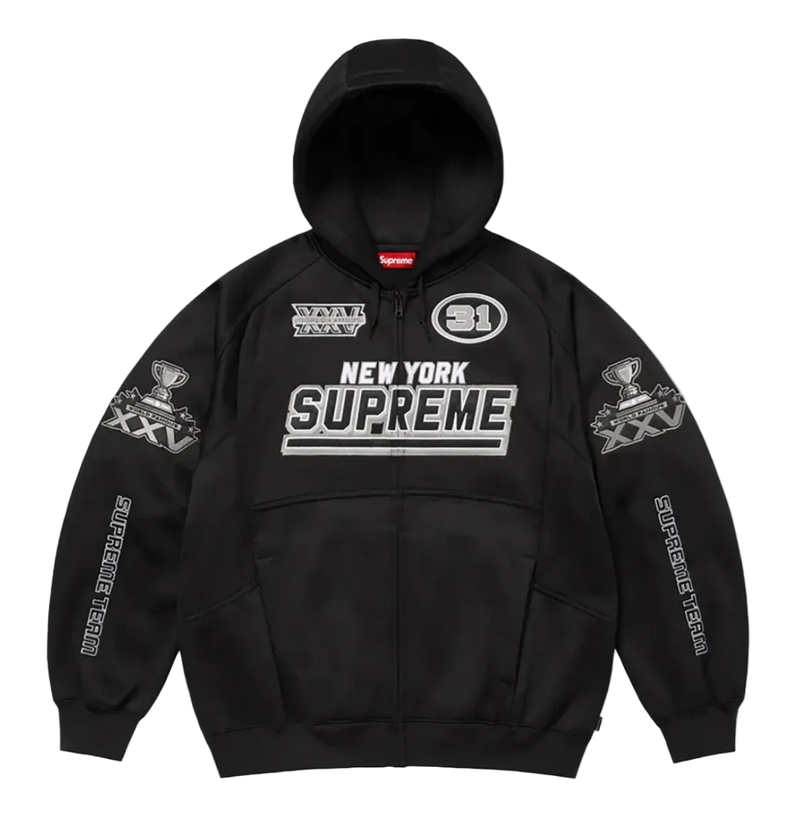 Supreme Football Zip-Up Hoodie