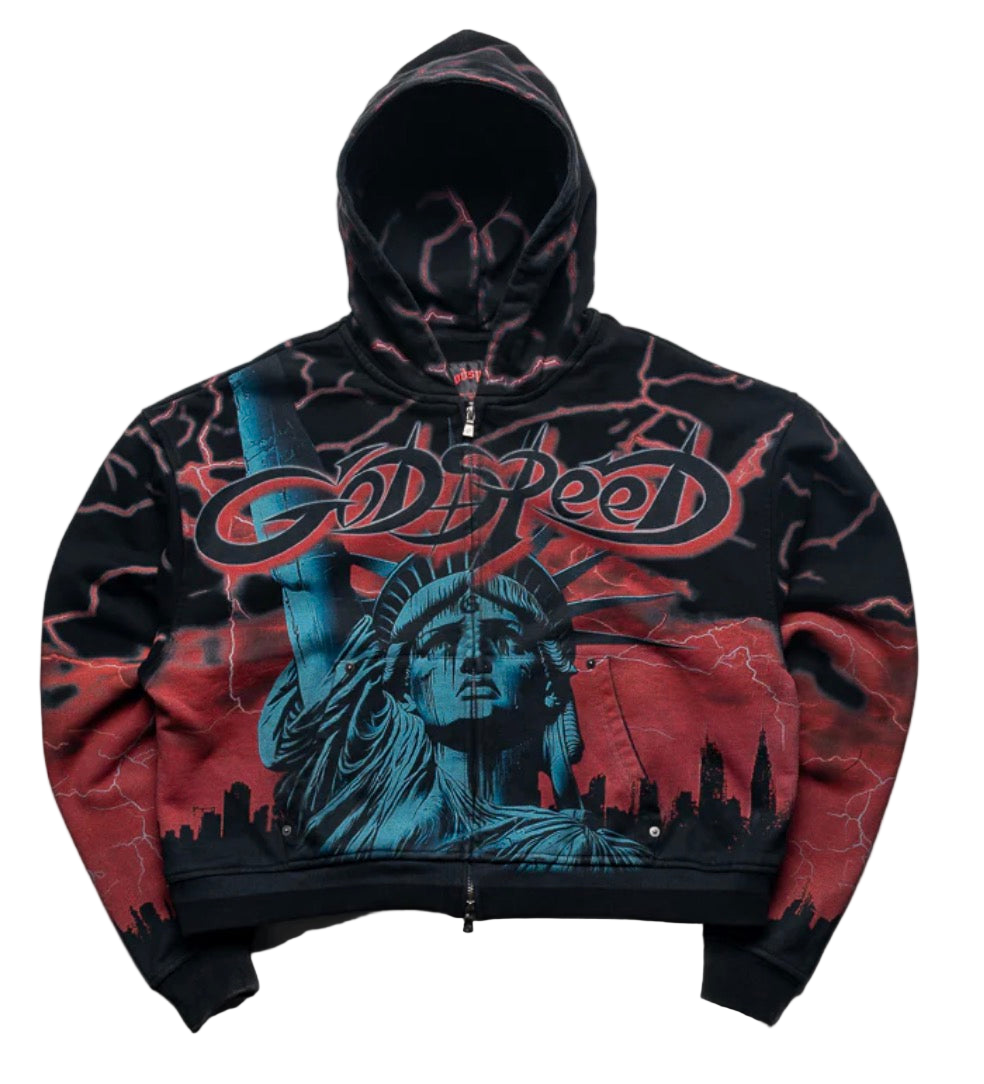 Godspeed Voltage Zip Hoodie (Red) BOOM2