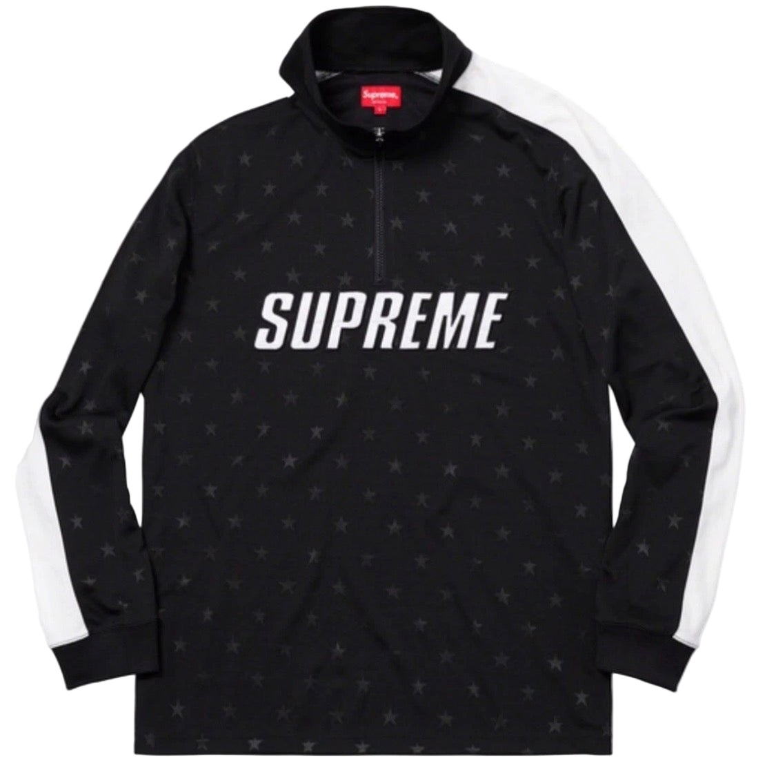 Supreme Track Half Zip Pullover Black