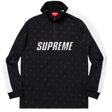Supreme Track Half Zip Pullover Black