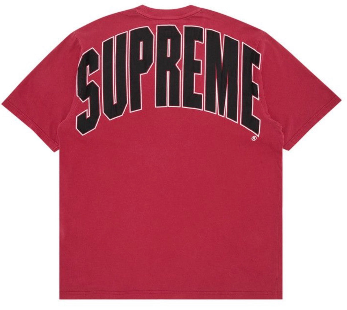 Supreme Back Arched Cracked Logo Top