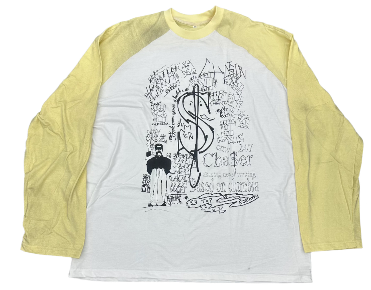 Chaser Chasing Never Waiting Long Sleeve Tee Shirt