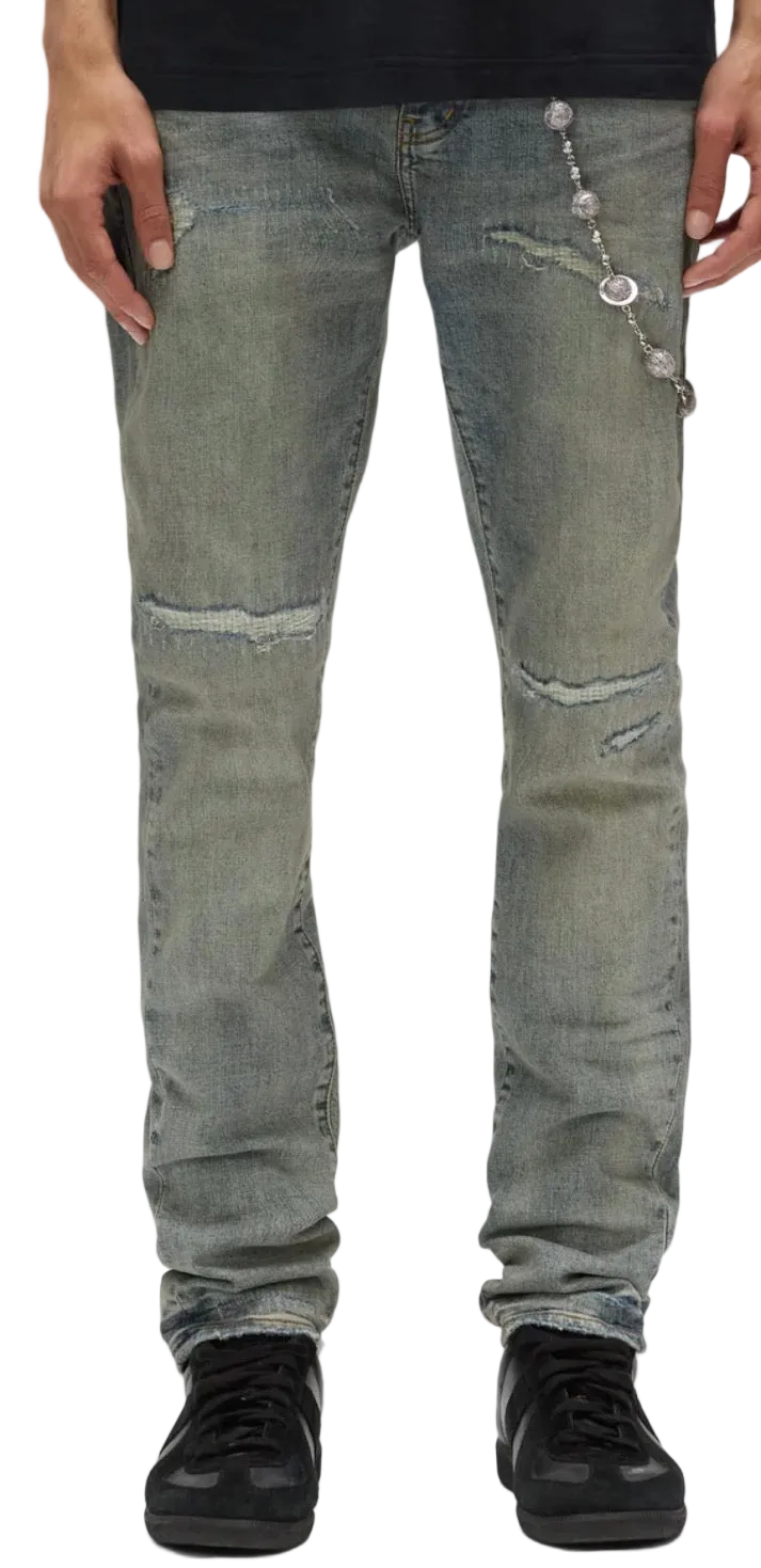 PURPLE BRAND P001 Light Blue Vintage Repair