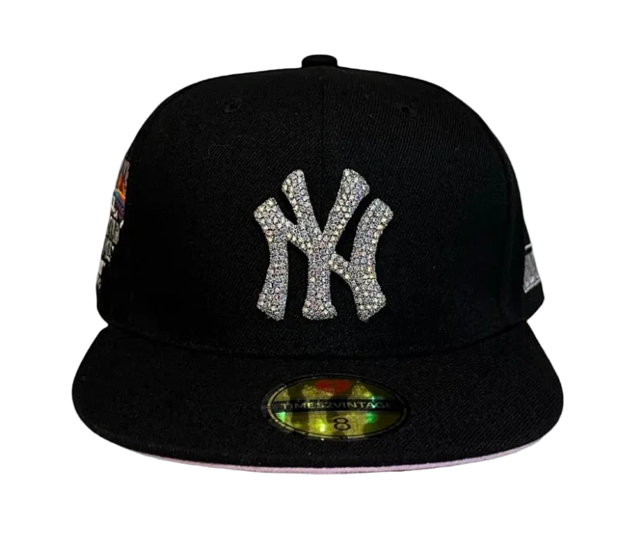 times2vintage Diamonds Dancing NY - Black Fitted