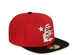 Hellstar Baseball Fitted Hat Red