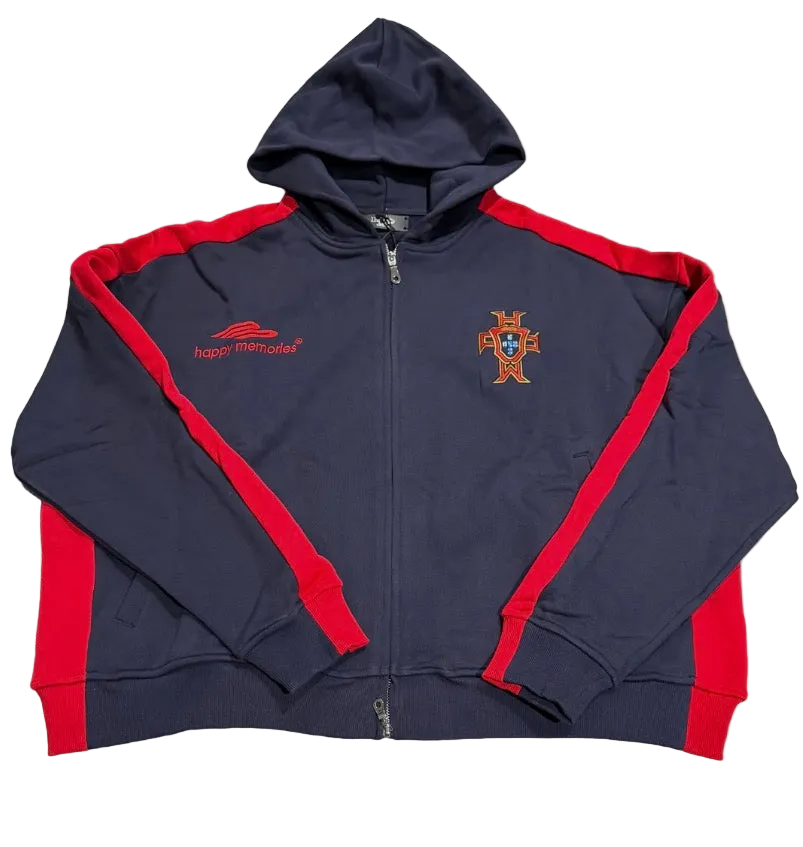 HAPPY MEMORIES DON'T DIE HMDD 'RED 10 LISBON' ZIP UP